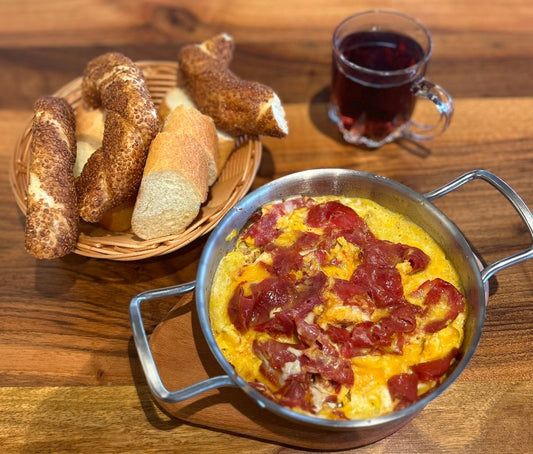 Pastırmalı Omlet